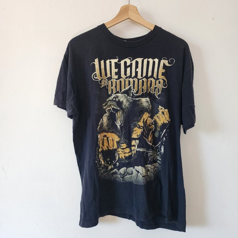 Y2K Vintage We Came As Romans Band Tee Black XL